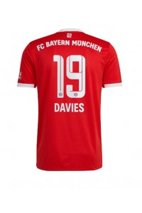 Fotbalové Dres Bayern Munich Alphonso Davies #19 Domácí Oblečení 2022-23 Krátký Rukáv